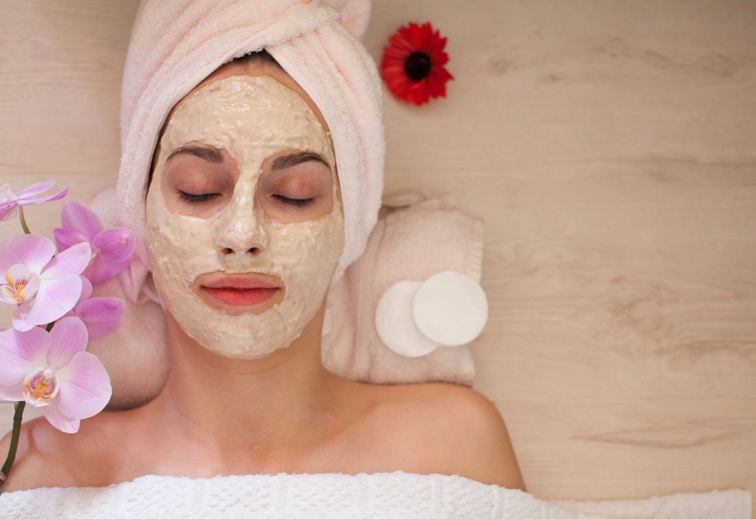 maschera per trattamento anti-age