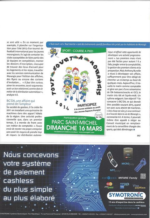 Extrait d'article de journal sur BG'DA - page 2