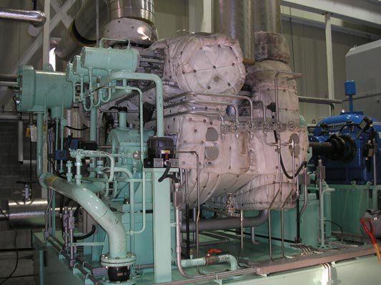 green large machine