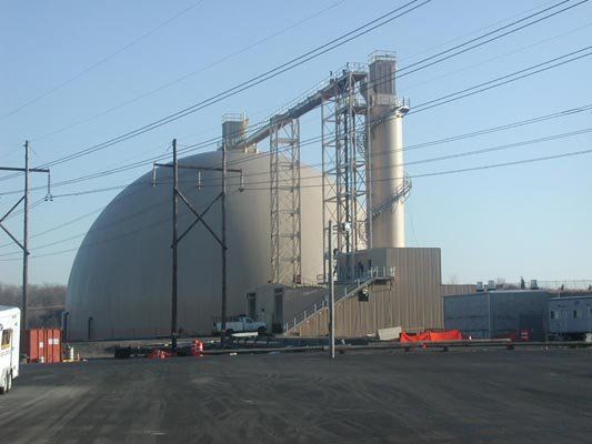 large metal dome