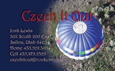 Hot Air Balloon Business Cards