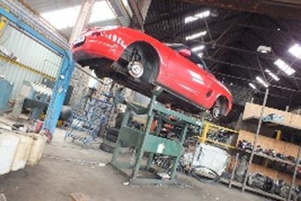 Pre-treated vehicle