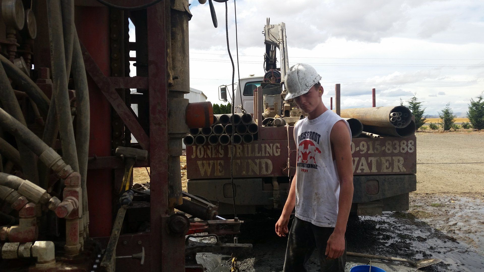 Photo of a Man While at Work — Lebanon, OR — Jones Drilling & Pump Co