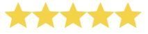 Five yellow stars, representing a high rating.