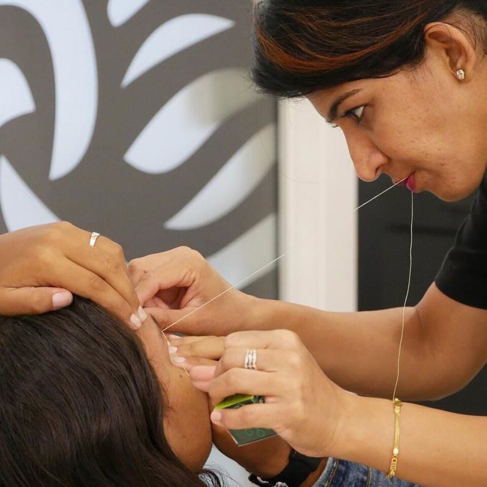 Working Threading — Beauty Salon in Sunshine Coast, QLD