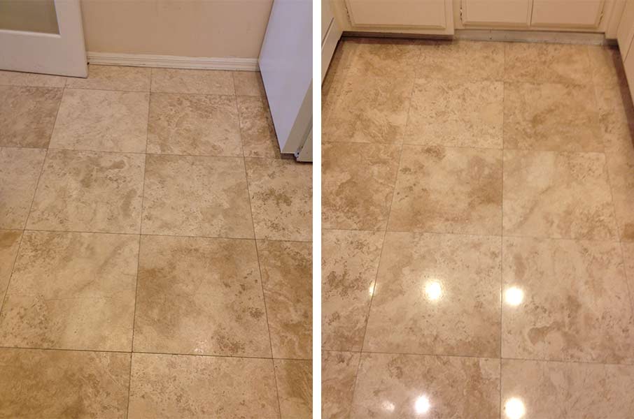 Tile floor — cleaning in Escondido, CA