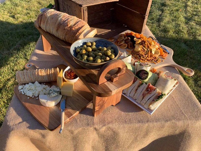 table with breads