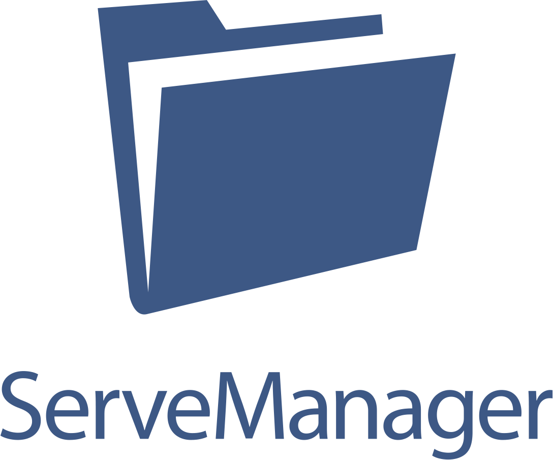 Blue folder icon with 