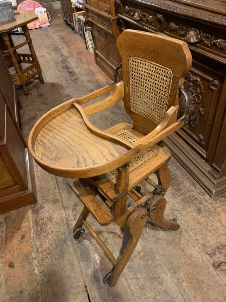 Old baby chair — Idaho Falls, ID — The Country Store Boutique