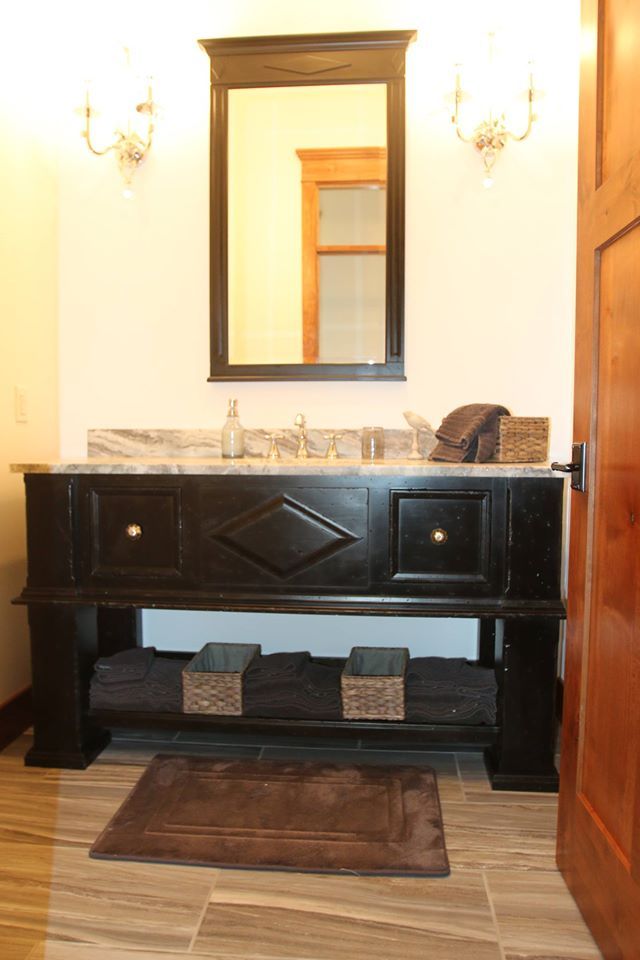 wood cabinets