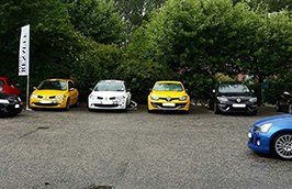 Some Renault cars that were serviced by our team