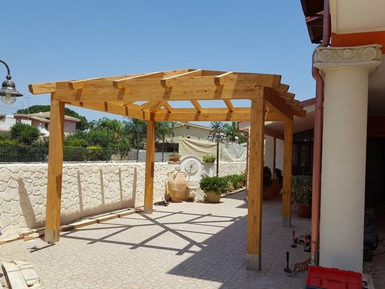 gazebo in legno
