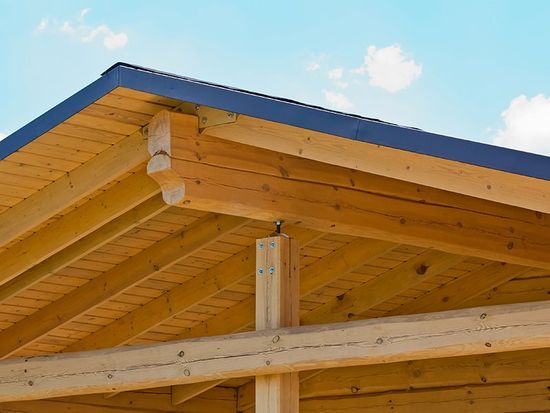 tetto in legno