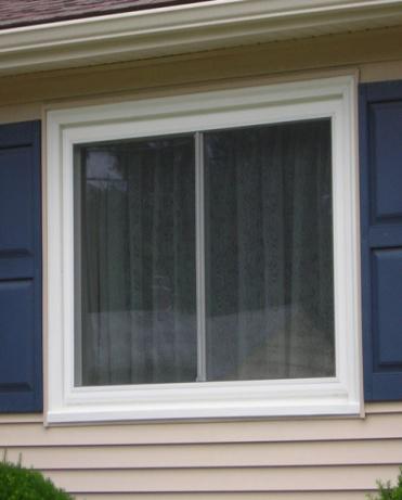 Place — Sliding Window with White Frame in Mansfield, OH Place — Sliding Window with White Frame in Mansfield, OH