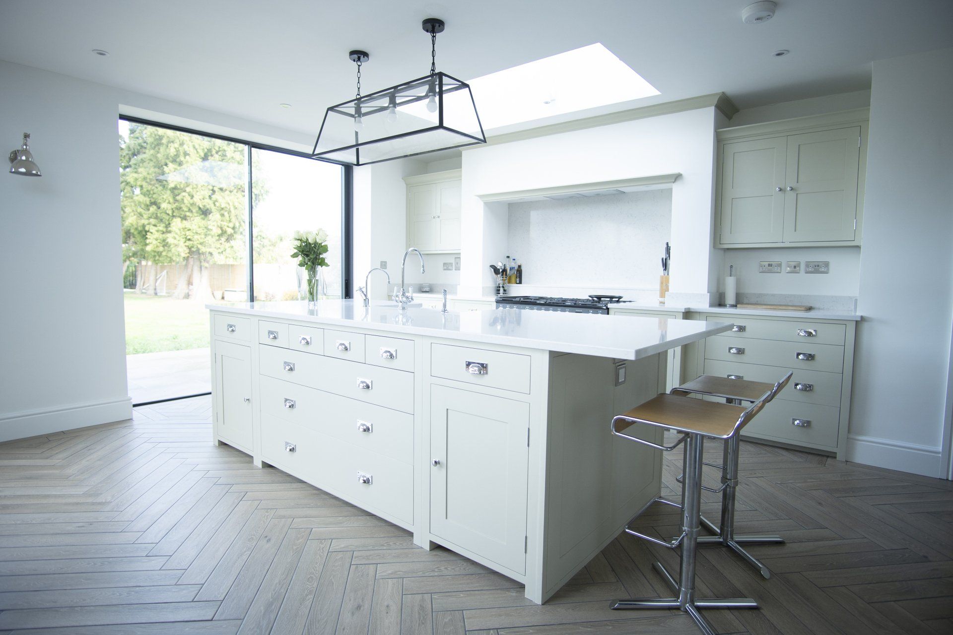 Timeless, contemporary shaker kitchen for Richard McLellan, Wash Common in 2018