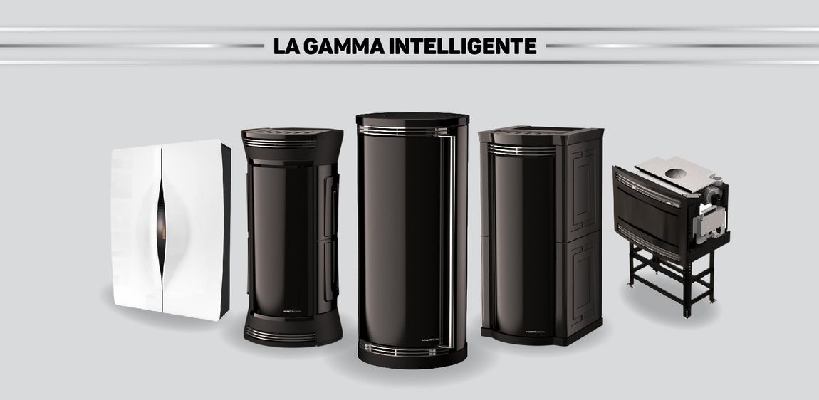 Diversi modelli di stufe a pellet