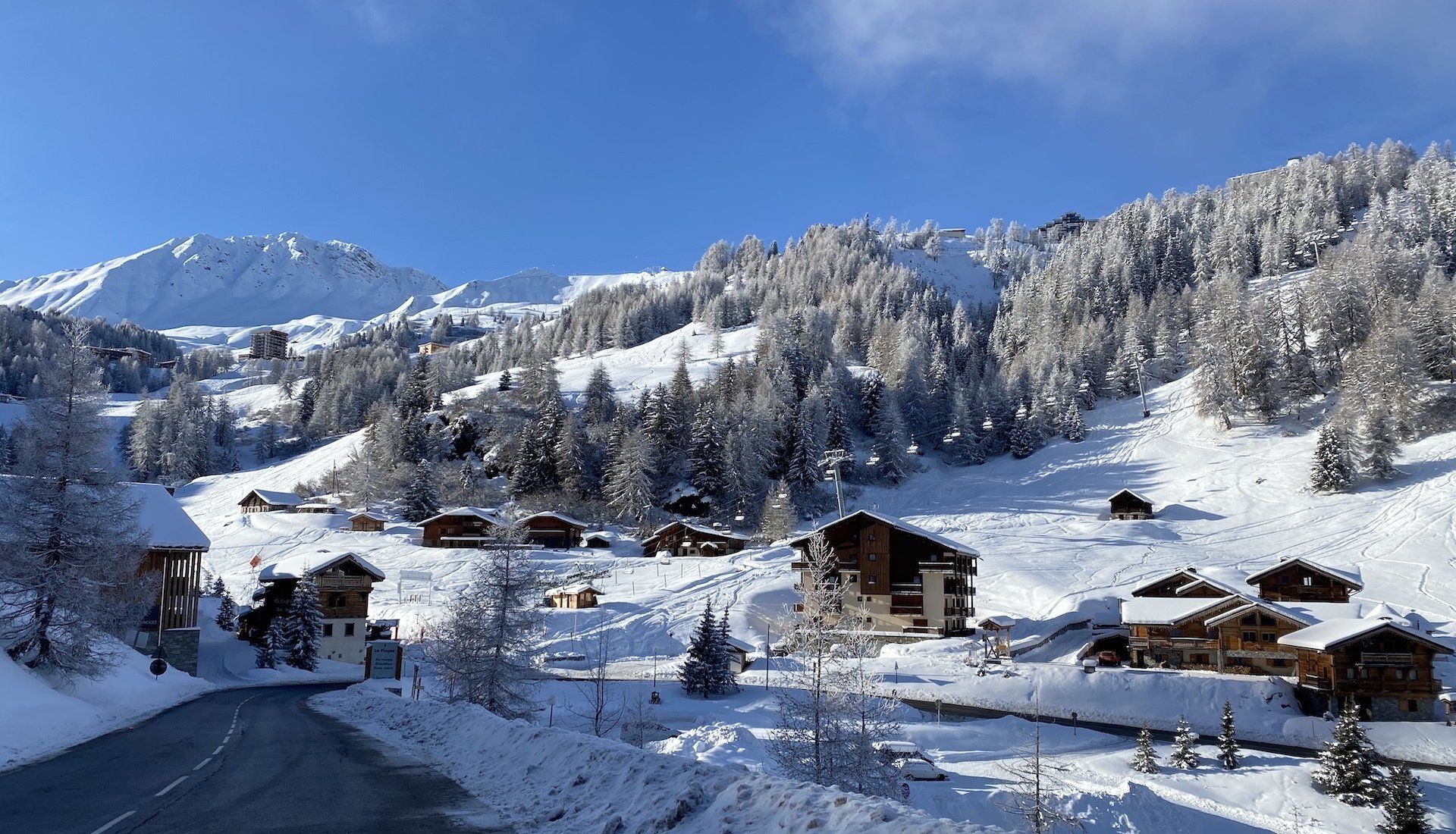 La Plagne  Scenery