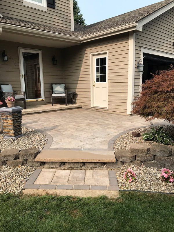 brick walkway