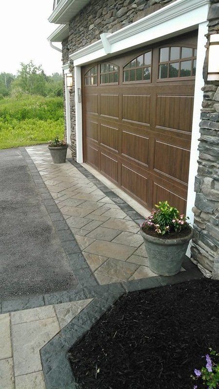 brick driveway