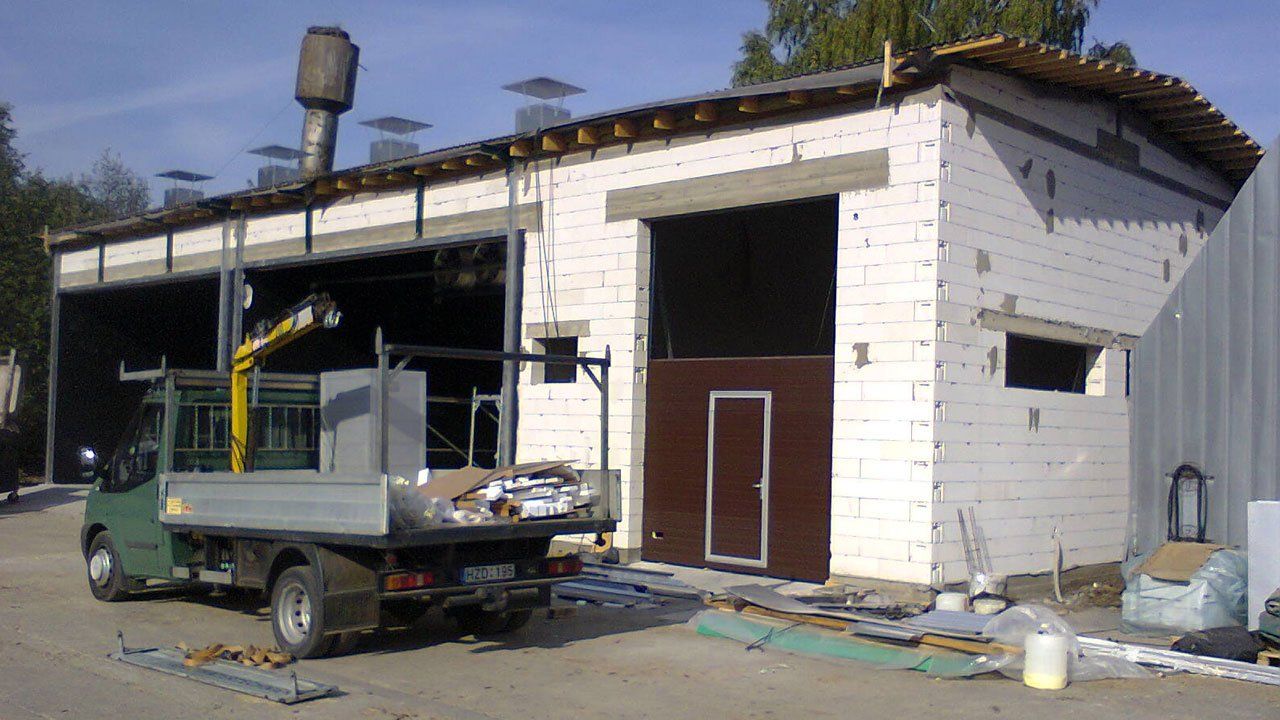 Wood dry kilns may be installed in existing buildings