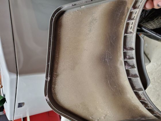 dirty dyer link screen causing poor air flow