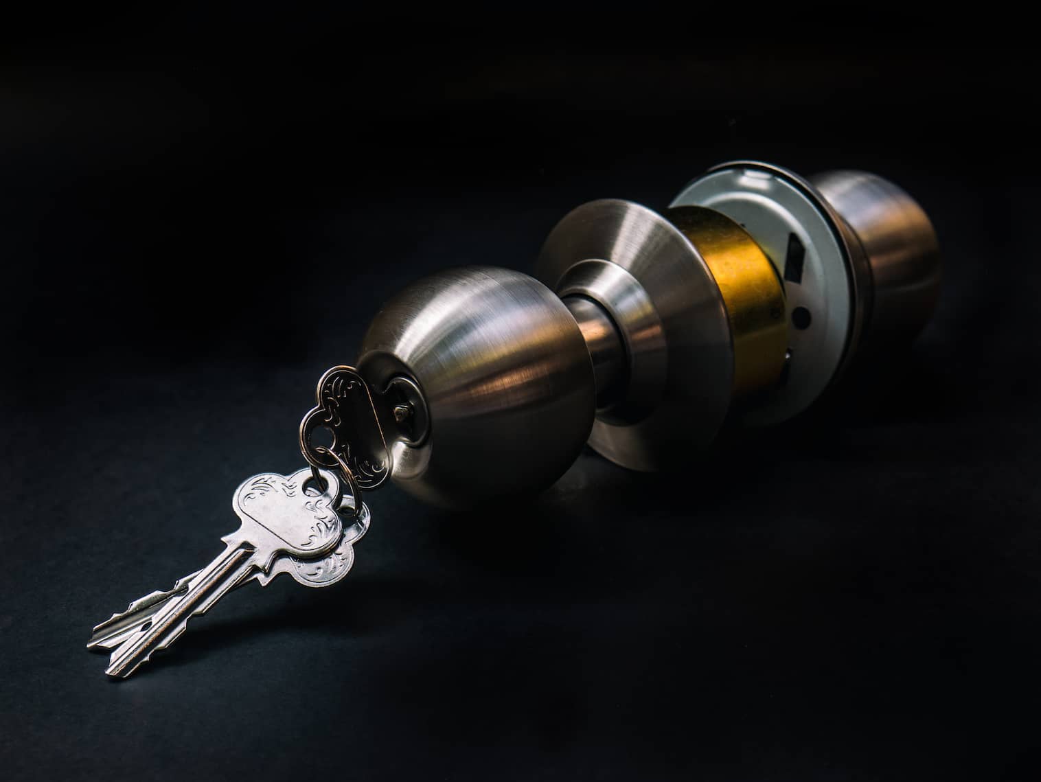 Key In Door Knob — Lady Locksmith in Mackay, QLD