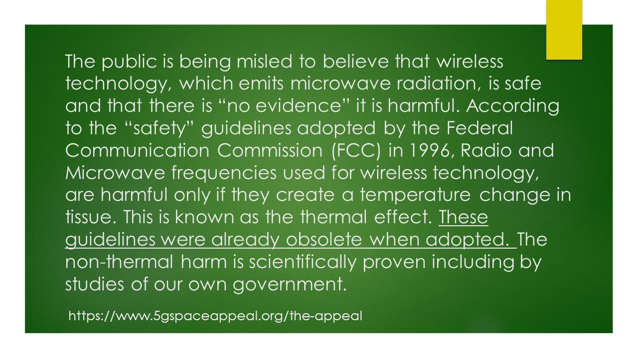 International Appeal against 5G