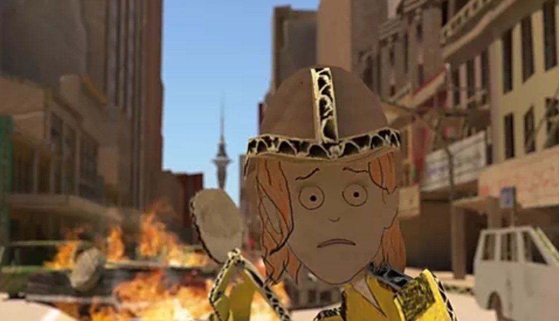 Fire in Cardboard City