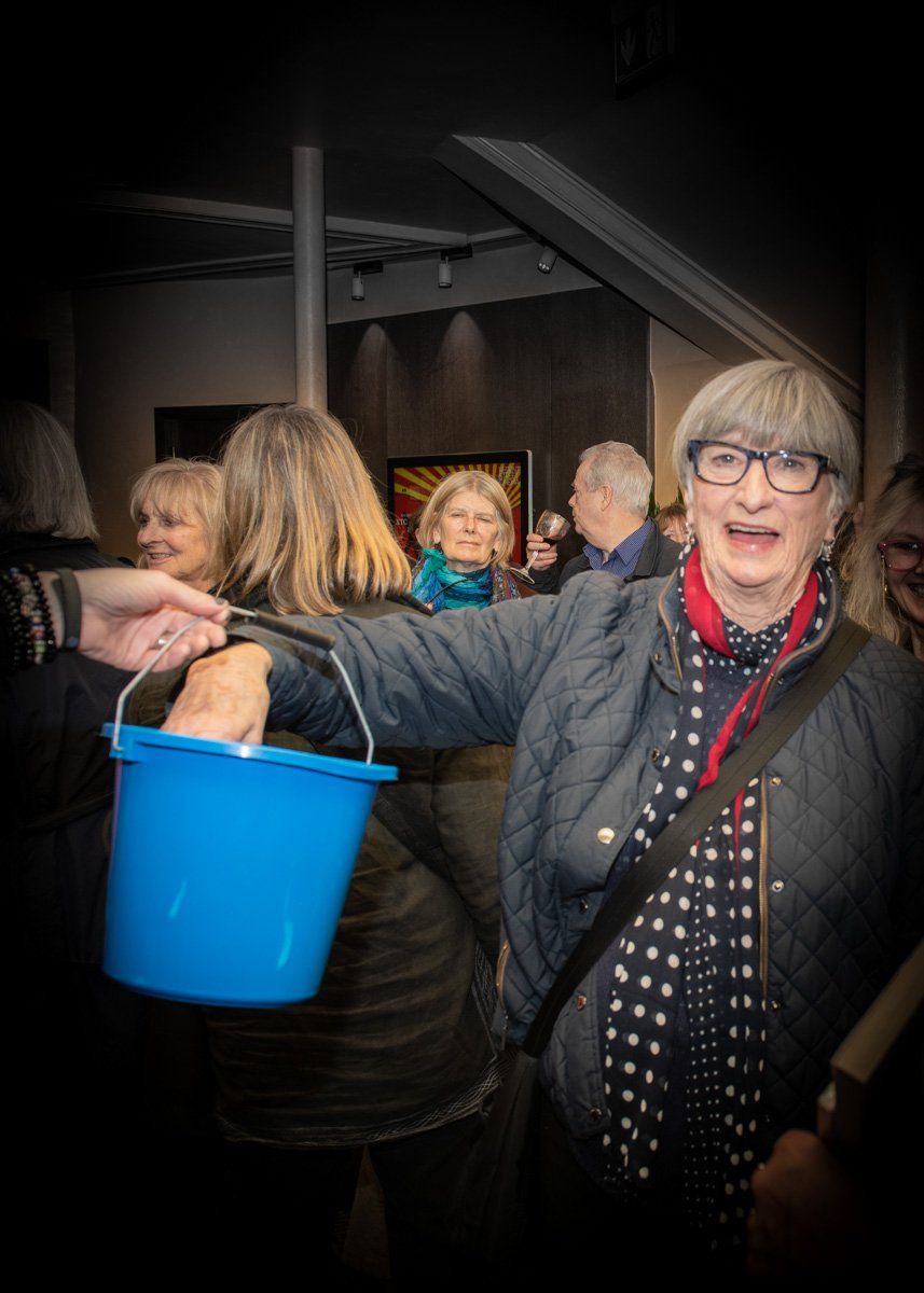 Sue Milliken drawing the raffles