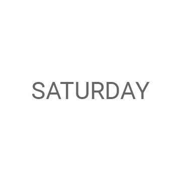 Saturday