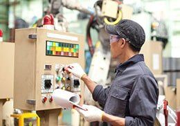 Engineer controlling a machine system Electrical Contractor in Dewitt, MI Engineer controlling a machine system Electrical Contractor in Dewitt, MI