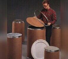 Man With Fiber Drums — Fiber Drums in Capitol Heights, MD