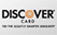 Discover Card logo with the word