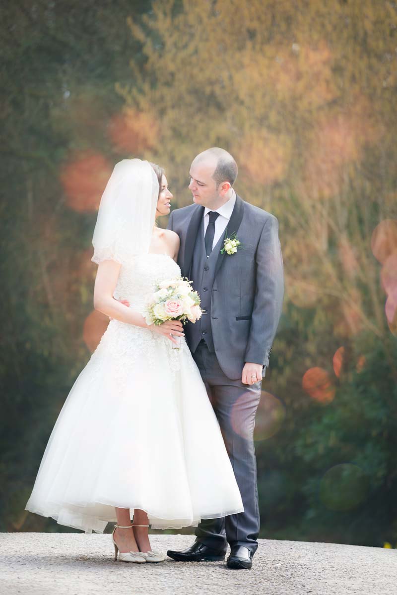 wedding couple at Kilbrittain woods