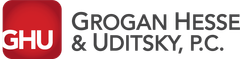 A logo for grogan hesse and uditsky p.c.