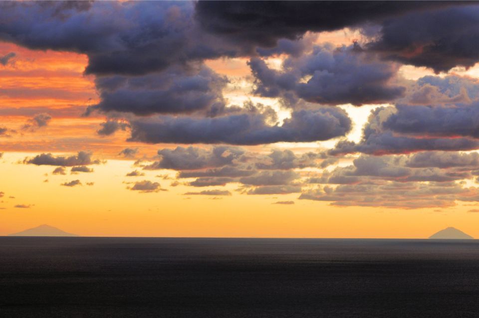 coucher de soleil sur la mer