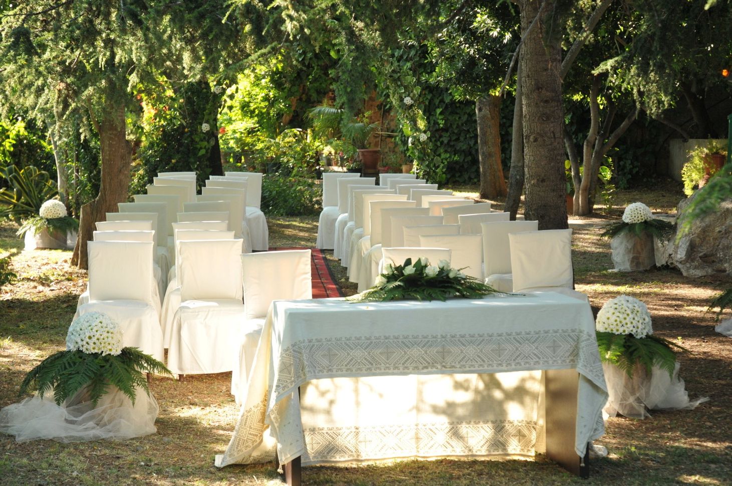 allestimento cerimonia nuziale