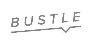 A logo for Bustle