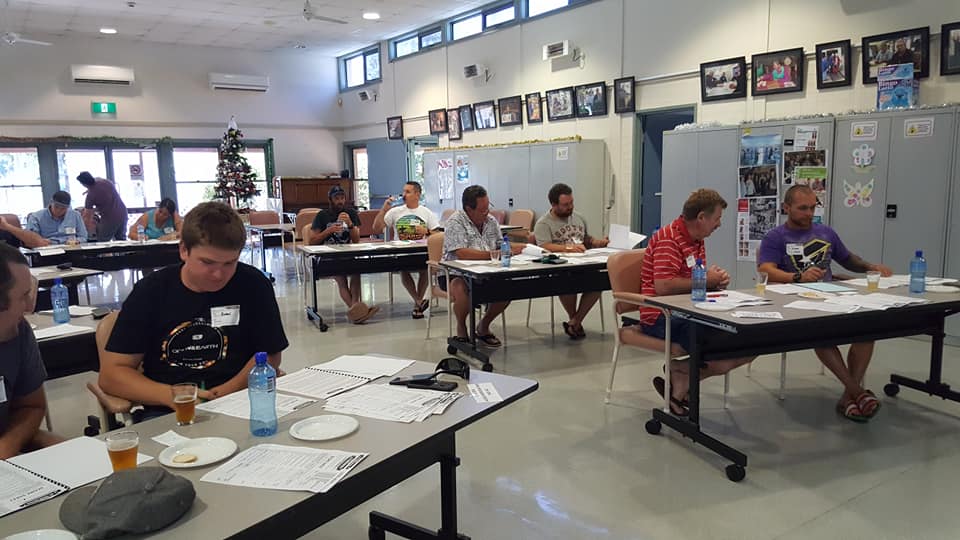 Homebrew Competition Judges Judges of Homebrew Competition analysing each products