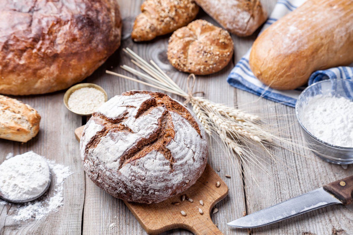 different types of bread