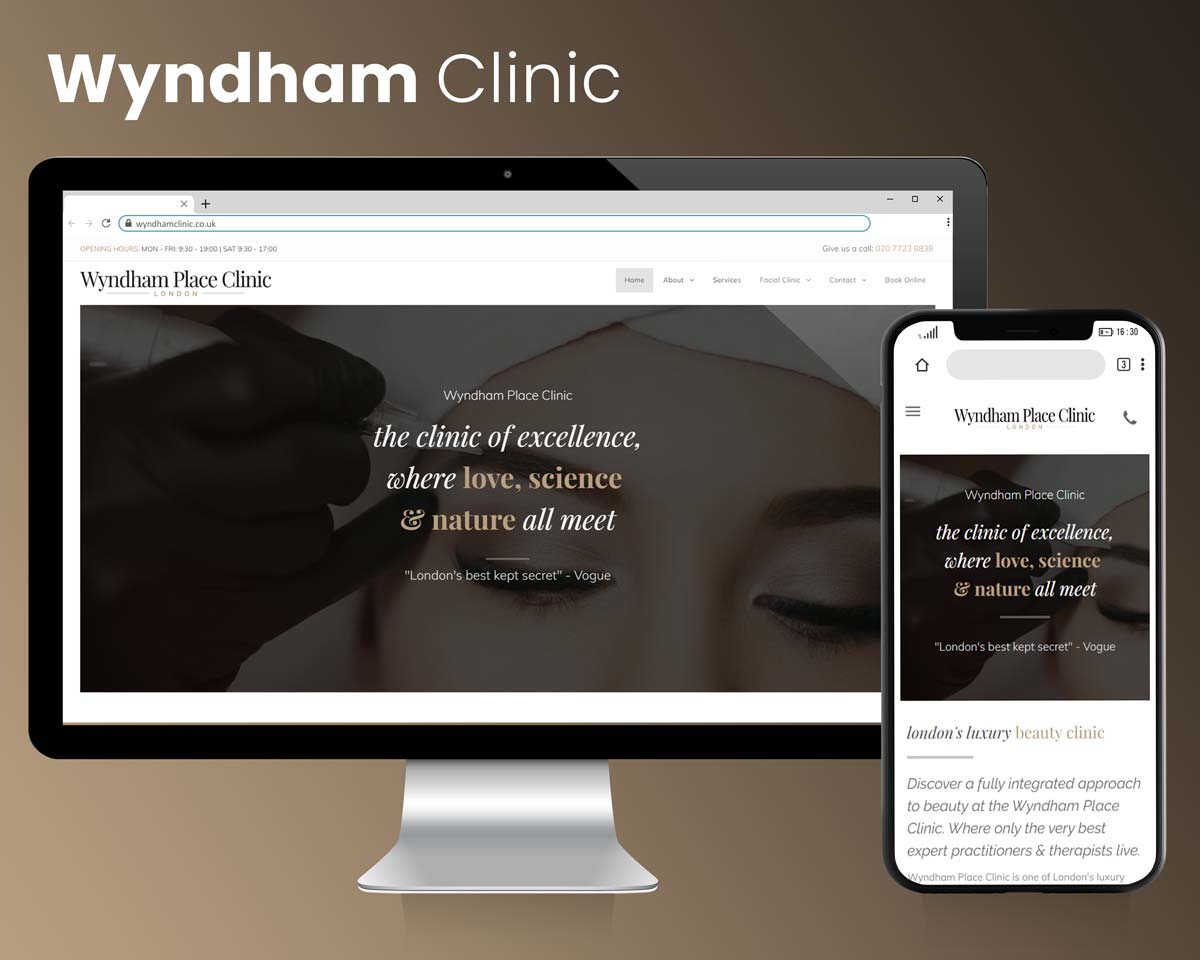 Beauty Clinic Website & Logo Design