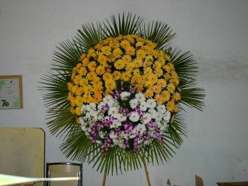 allestimento floreale per funerale