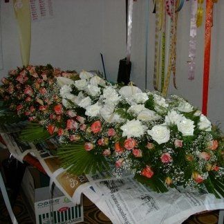decorazione per cofano funebre