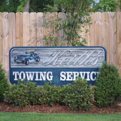 Tow Truck Open 24 Hours — Company Signage in Mandeville, LA Tow Truck Open 24 Hours — Company Signage in Mandeville, LA