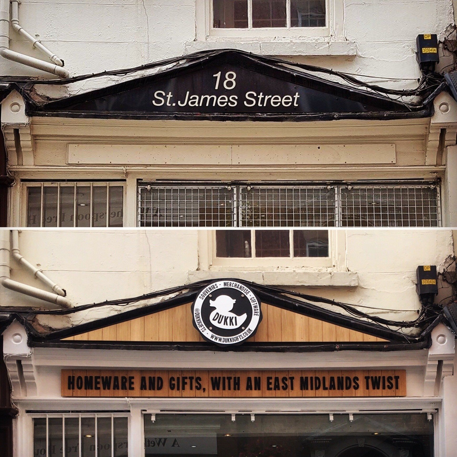 Wood and Acrylic Shop Front Signage
