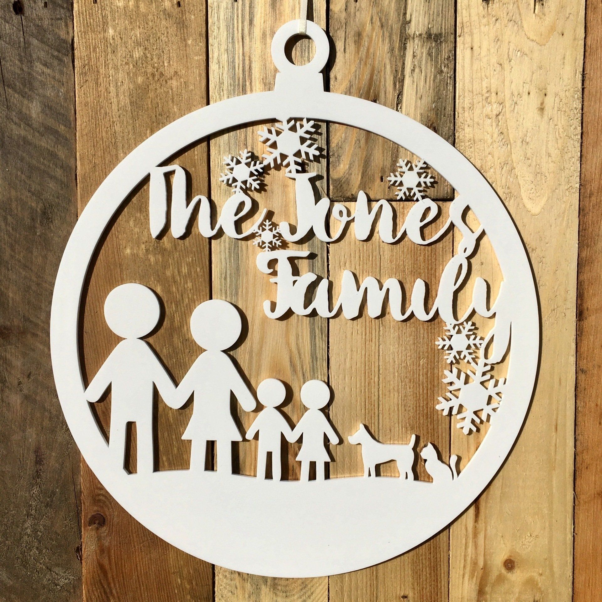 Acrylic Laser Cut Christmas Decoration