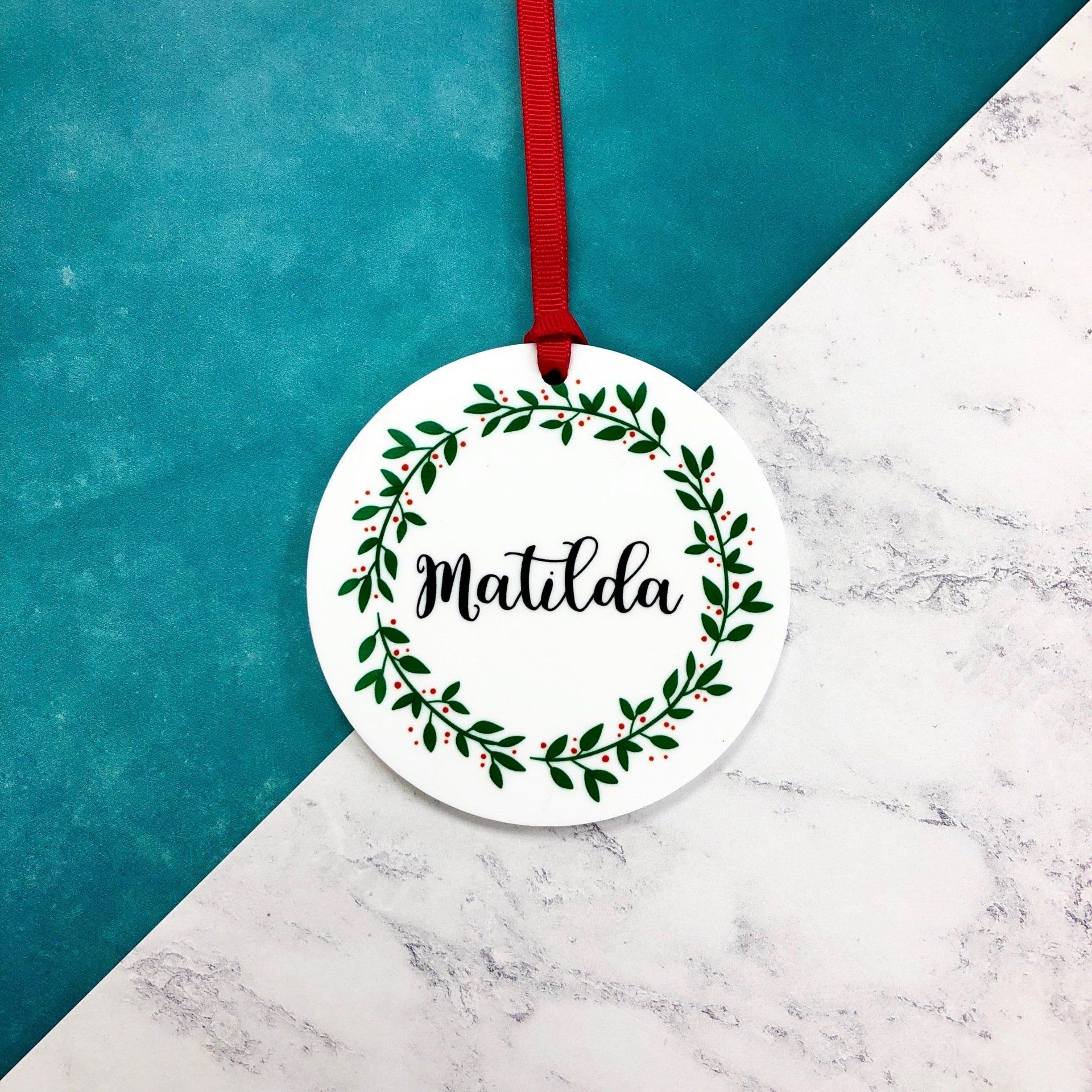 UV Printed Christmas Tree Decoration