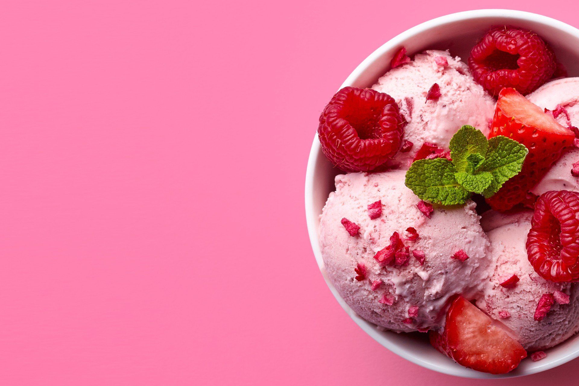 gelato alla fragola