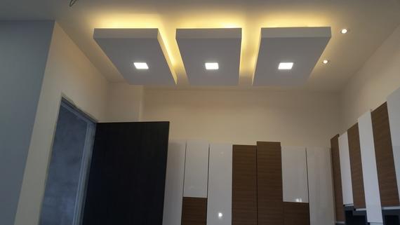 Top Beauty Plasterglass Ceiling -Door Entrance Design
