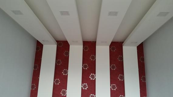 Top Beauty Plasterglass Ceiling -Door Entrance Design